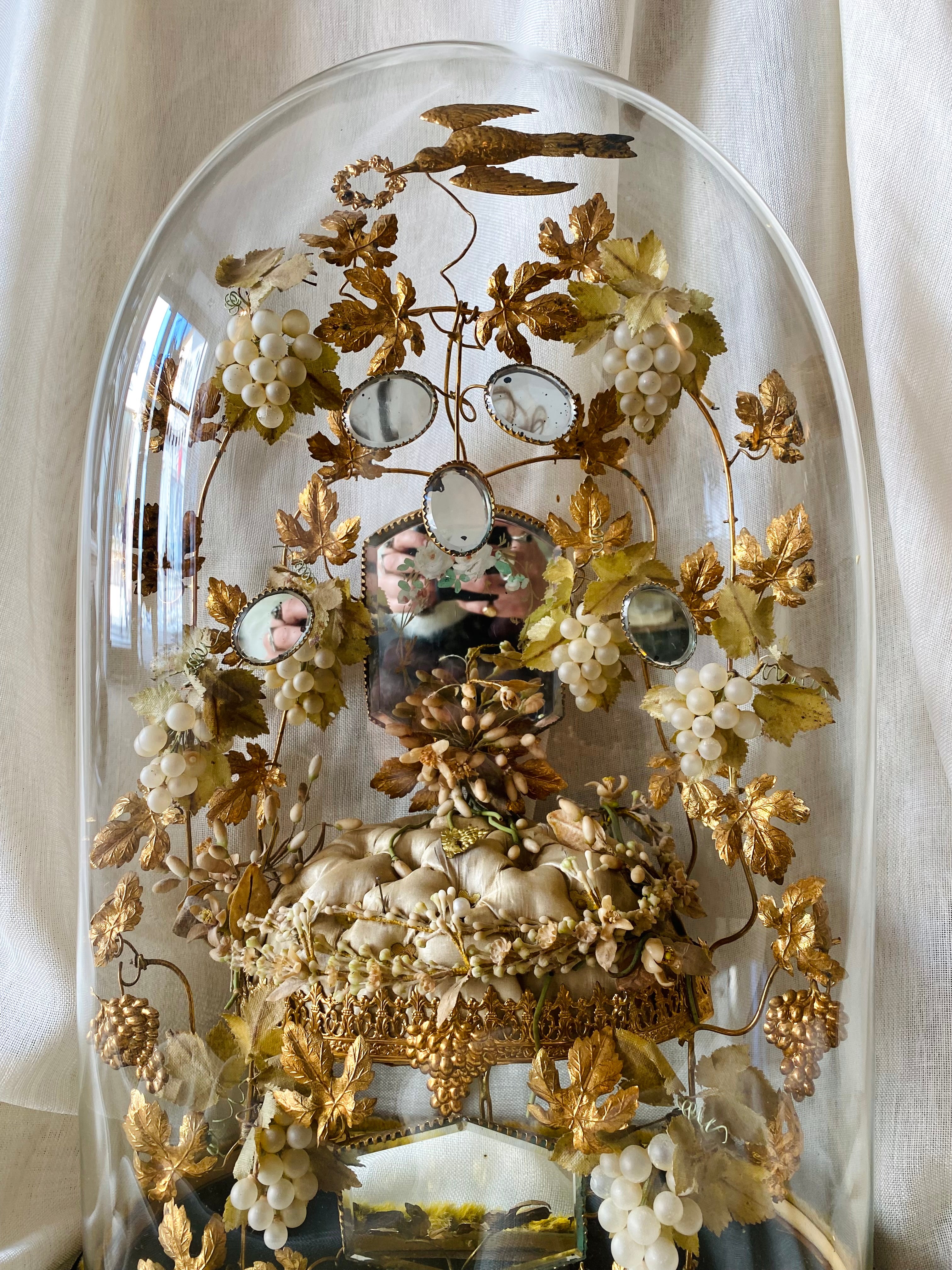 Très grand globe de mariée // Fin XIXème siècle