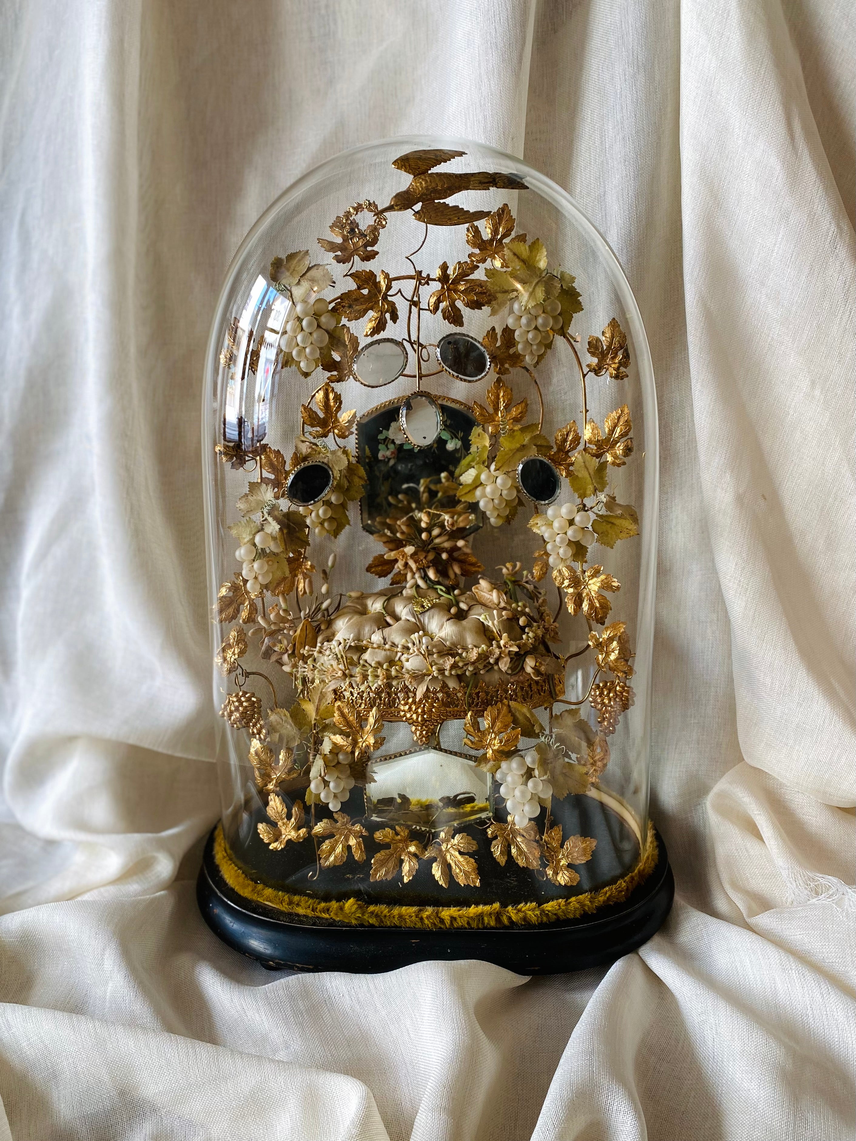 Très grand globe de mariée // Fin XIXème siècle