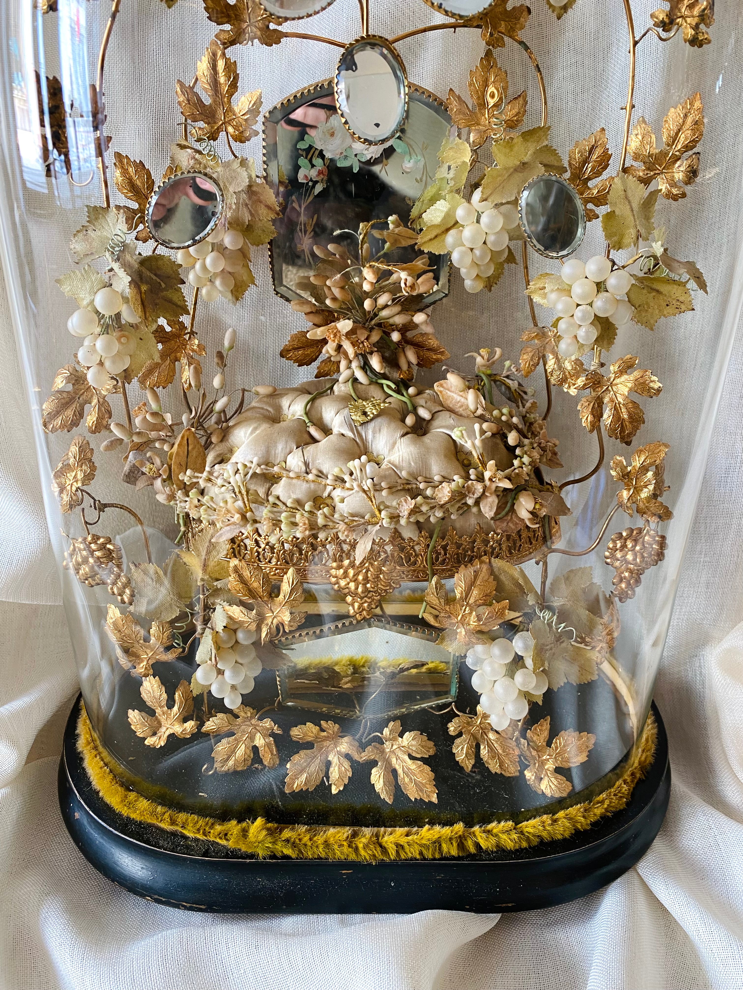 Très grand globe de mariée // Fin XIXème siècle