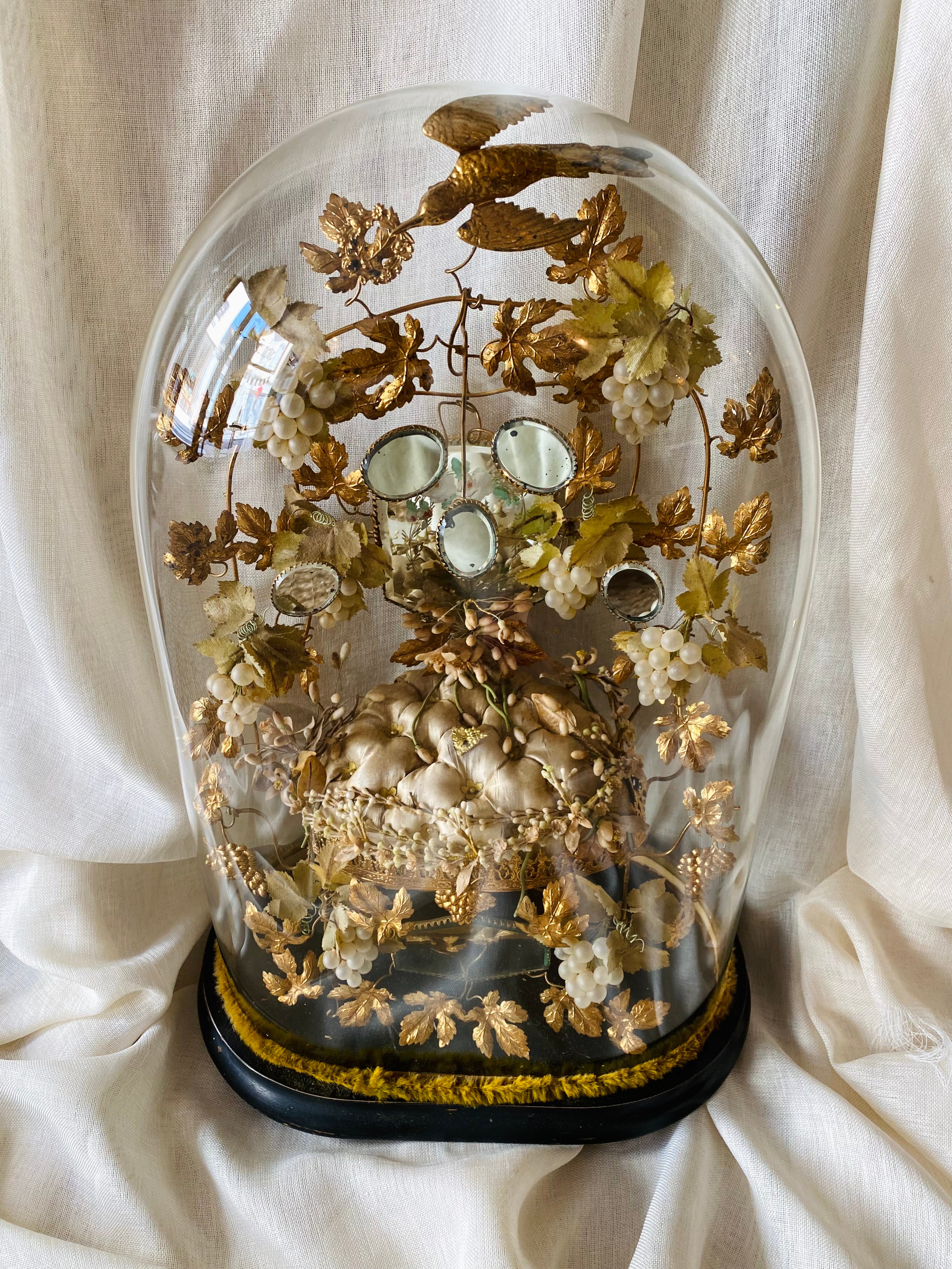 Très grand globe de mariée // Fin XIXème siècle