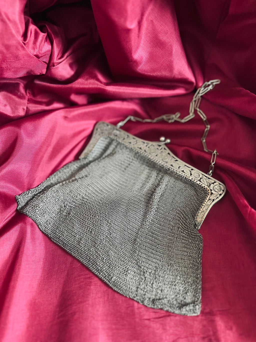 Aumônière côte de maille // XIXème siècle