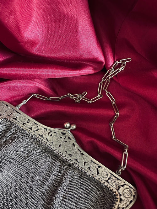 Aumônière côte de maille // XIXème siècle