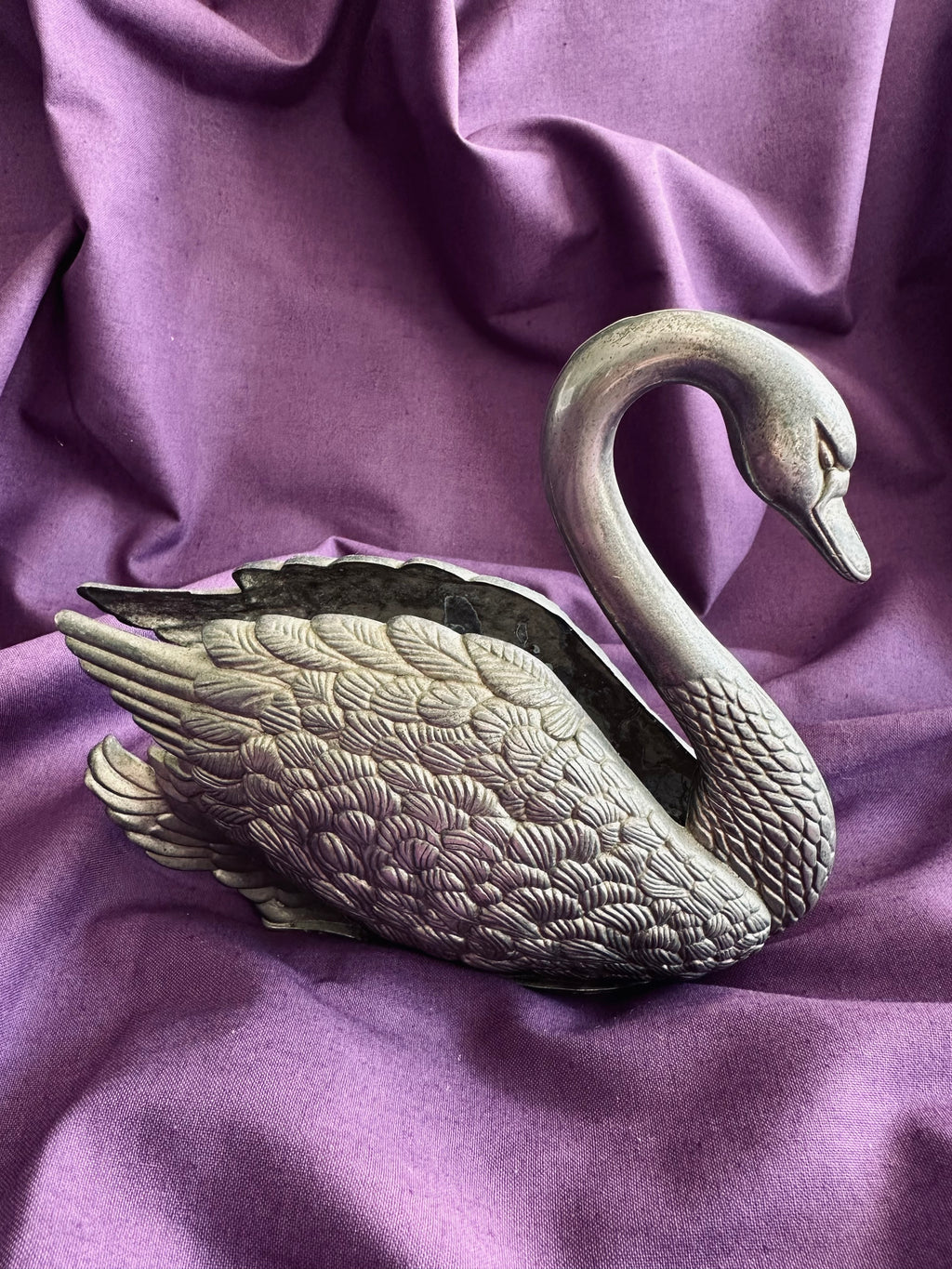 Porte courrier en forme de cygne // Années 60