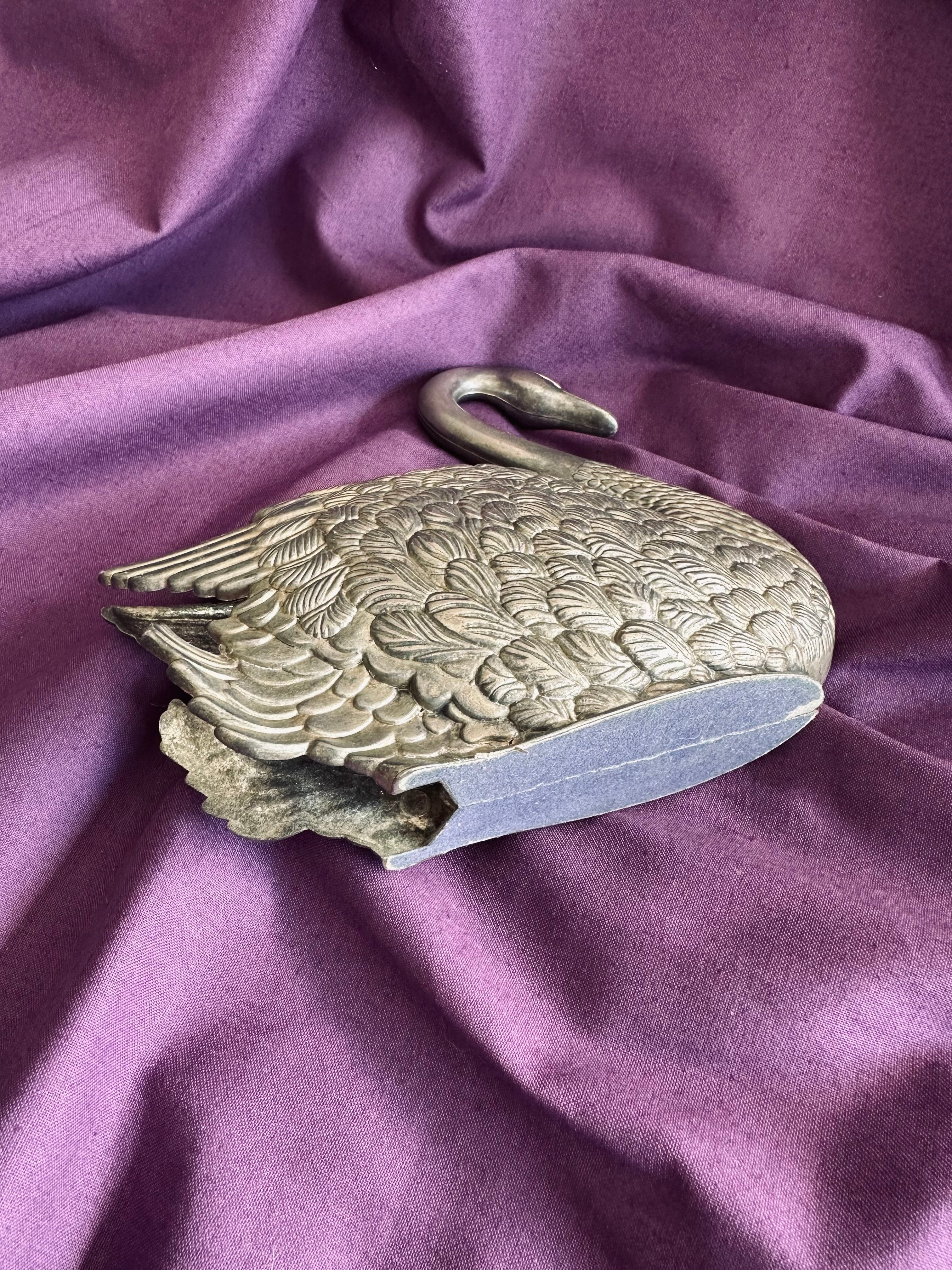 Porte courrier en forme de cygne // Années 60