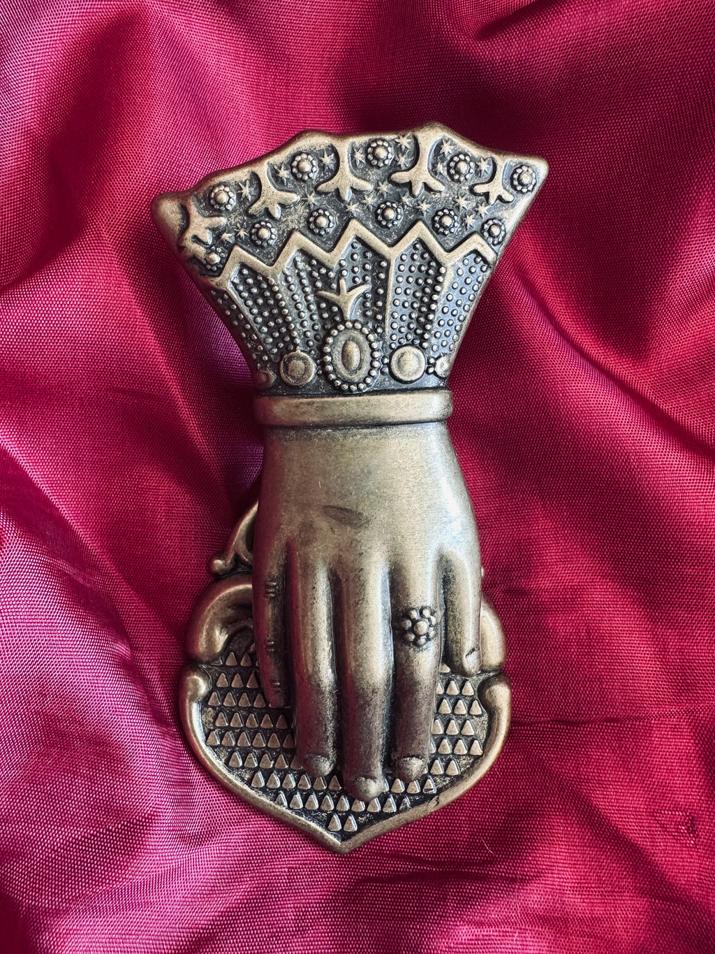 Pince à billets en forme de main, époque victorienne
