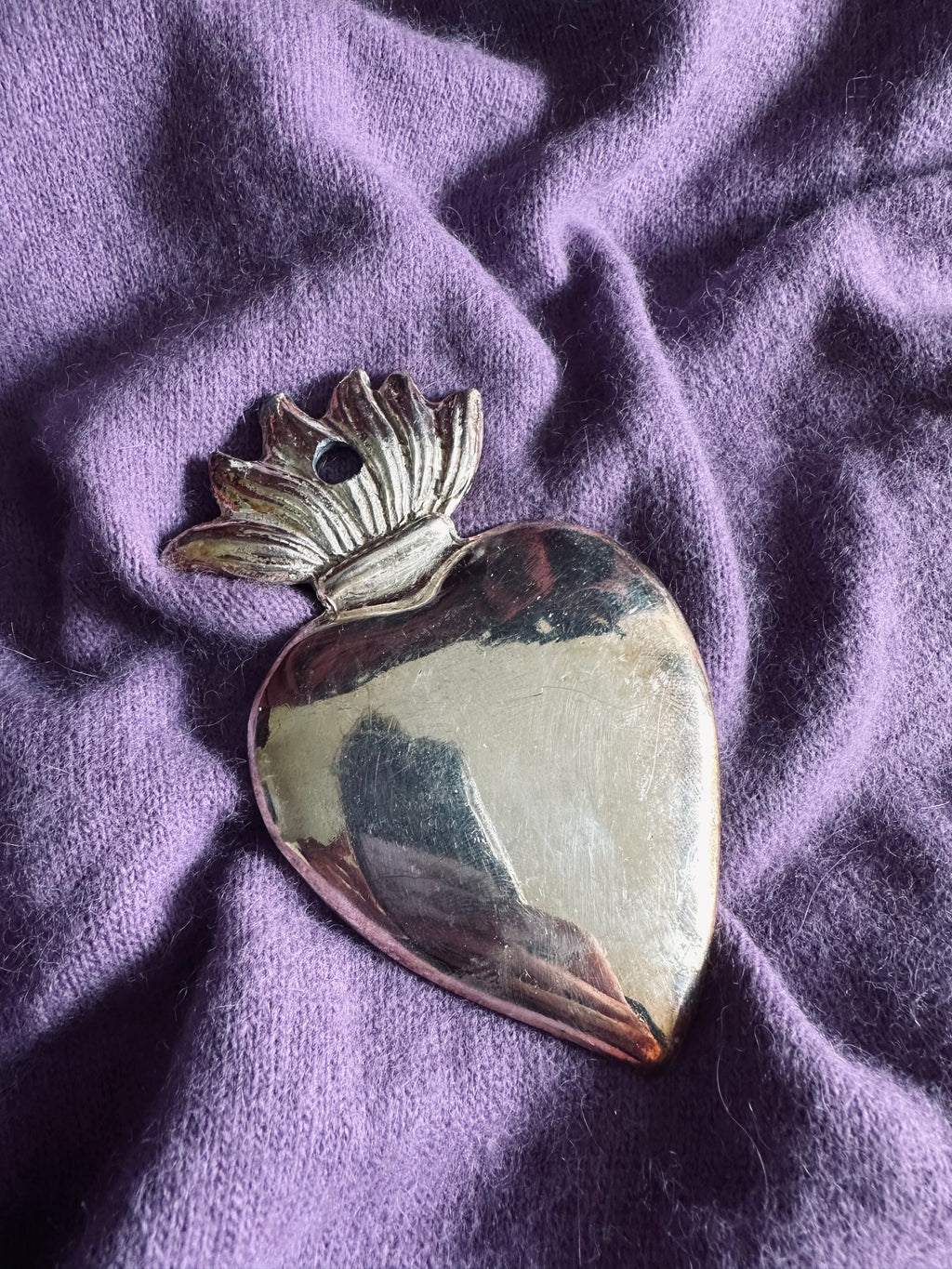 Ex-voto "coeur sacré" de fabrication allemande // Circa 1930