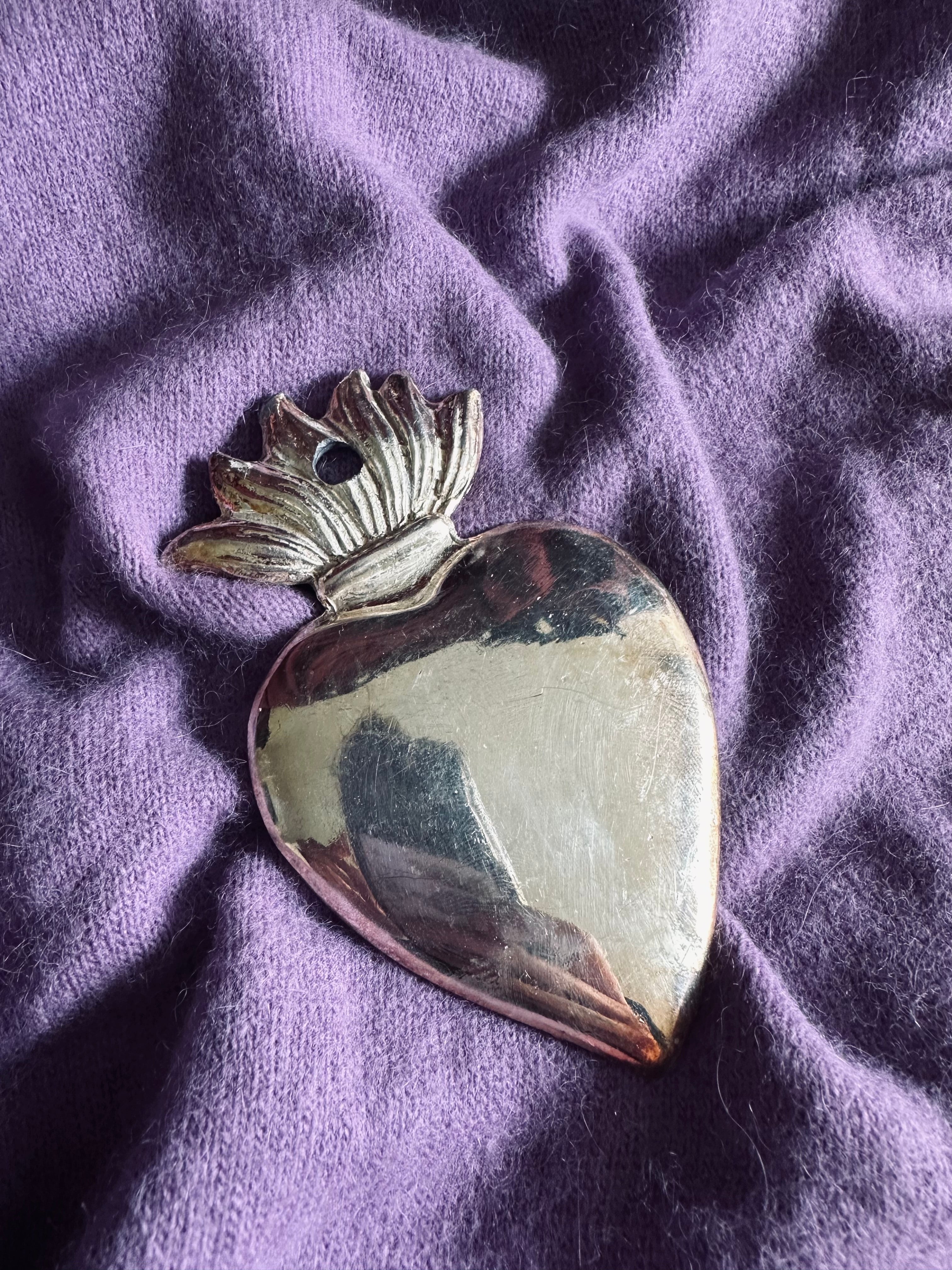 Ex-voto "coeur sacré" de fabrication allemande // Circa 1930