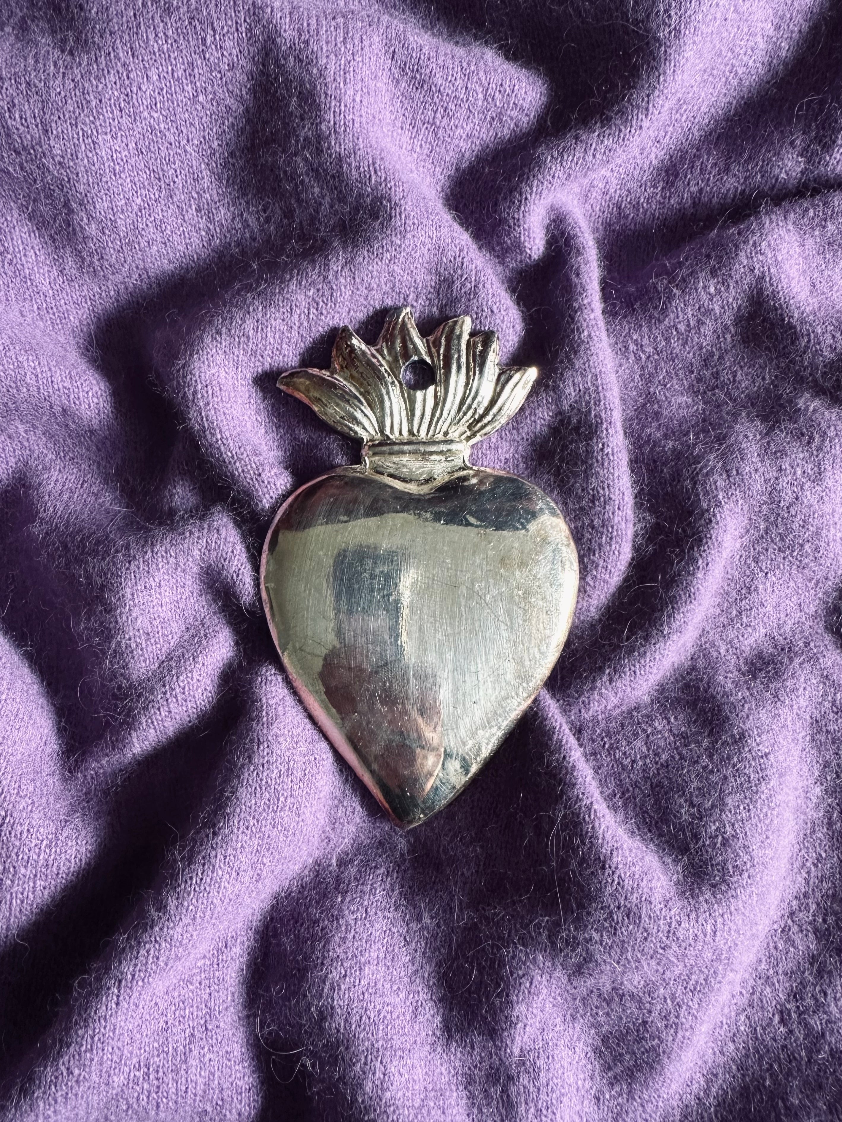 Ex-voto "coeur sacré" de fabrication allemande // Circa 1930