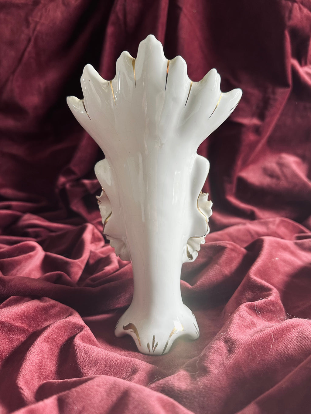 Grand vase de mariée en porcelaine du Portugal // XXème siècle