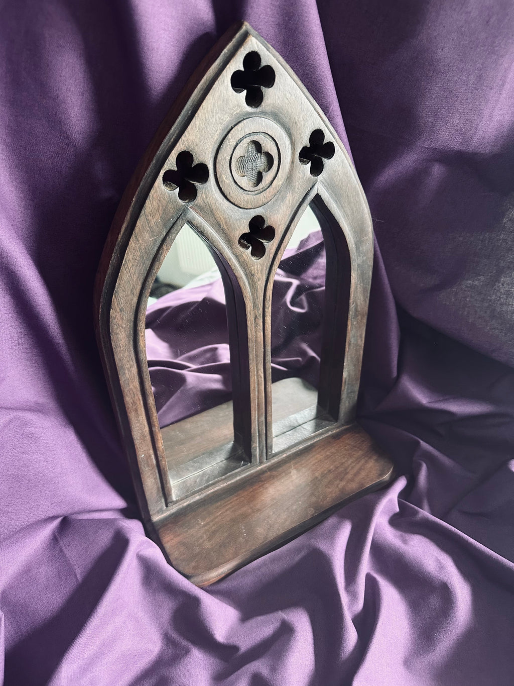 Miroir gothique en bois // XXème siècle