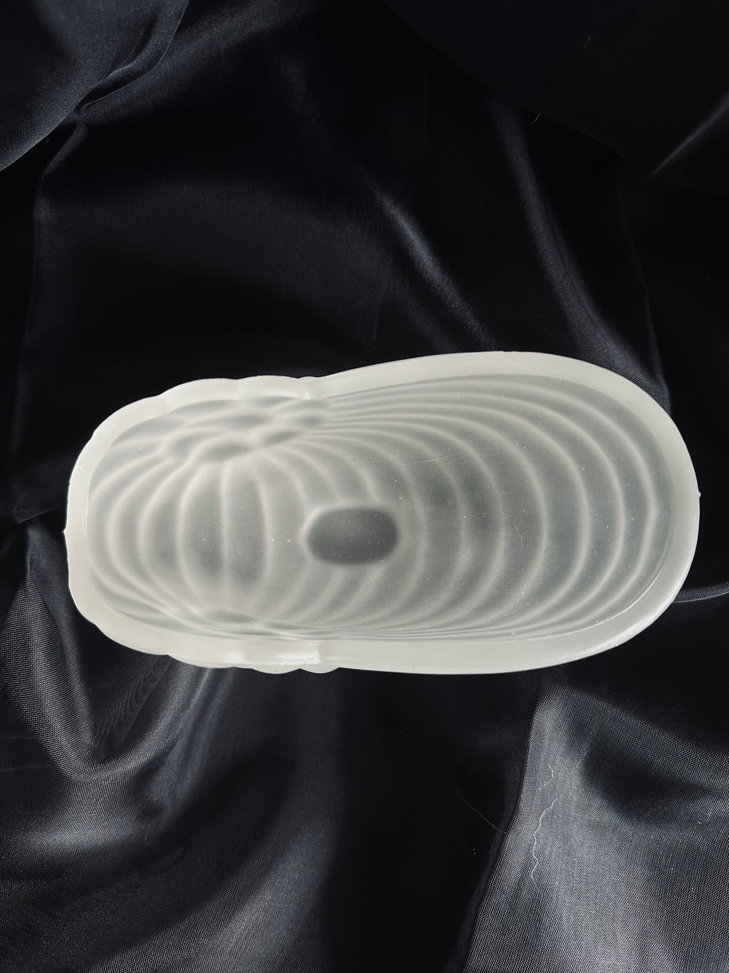 Vie poche coquillage en verre poli // XXème siècle