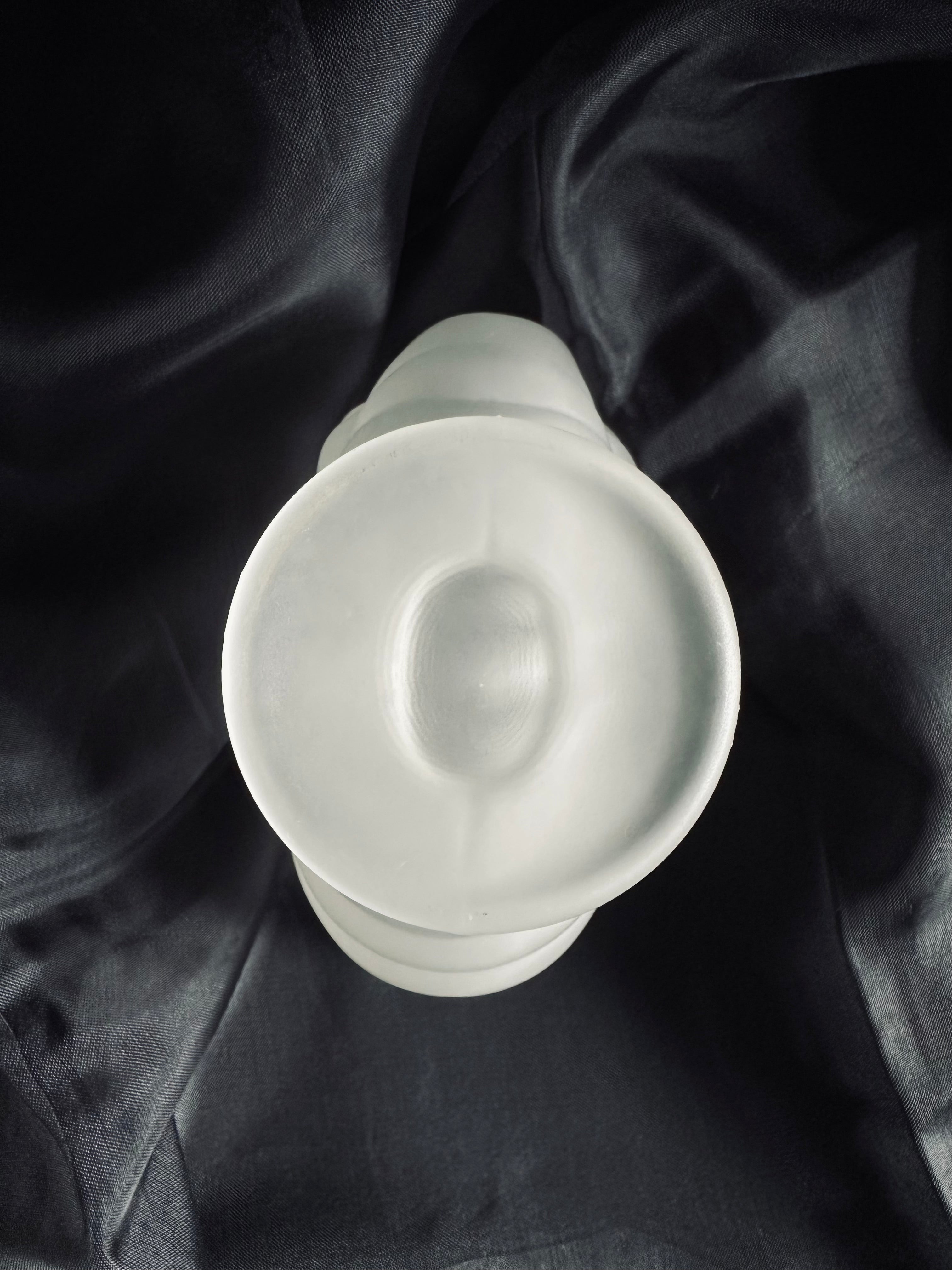 Vie poche coquillage en verre poli // XXème siècle